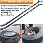 34645 Tire Mount And Demount Iron Tubeless Tire Removal Tool 37 In Black 2-pack