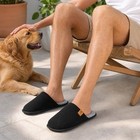 Veracosy Men s Corduroy Slippers Memory Foam Non-slip Indoor House Shoes 9-10