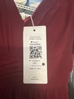 Ever-pretty Burgundy V-neck Chiffon Flutter Sleeve Maxi Bridesmaid Dress Es02360