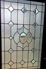Antique Stained Glass Entry Door 42 X 82