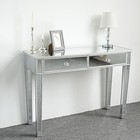 Mirrored Vanity Table Console Table Mirror W  Drawers Hallway Bedroom Furniture