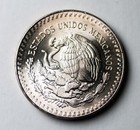 1986 Unc 1 Oz 999 Silver Mexico Libertad Pura Plata Coin With Nat  Toning Round 
