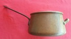 Vintage B m Douro Heavy Copper Pot W brass 2 Handle Pan Made In Korea