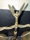 Vintage Brass Balance Scale  Scales Of Justice  Decorative Retro 17    Tall As Is