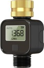 Water Flow Meter With Brass Metal Thread  Measures Gallons liters   Flow Rate Us