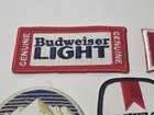 Vintage Lot Of 7 Nos Beer Sew-on Patches Various Brands Budweiser Michelob Etc