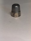 Antique Hallmarked Victorian Sterling Silver Sewing Thimble Simons Brothers 8