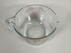 Vintage Pyrex  565 Large Red Letter 8 Cups   2l  64oz Measuring Cup batter Bowl