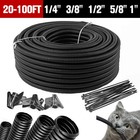 Split Conduit Wire Loom Tubing Wrap Protector Cable Sleeve Flex Polypropylene