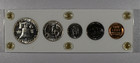 1953-p 5-coin Proof Set in Plastic Holder  in Cloth Bag 