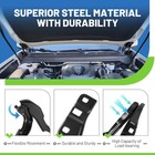 Hood Hinges Pair Driver   Passenger Side For 2015-2022 Chevy Colorado Gmc Canyon