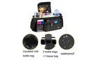 Universal Stroller Organizer With Insulated Cup Holder Detachable Shoulder Strap