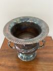 Vintage Silver Plated Wine Bucket Champagne Cooler Trophy Vase Ice Chiller 