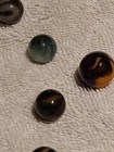 Lot Of 19 - Jabo Marbles With Aventurine Swirl Glass Most Are 5 8  
