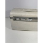 Vintage Samsonite Train Case Off White Hard Shell Makeup Vanity Luggage Bag