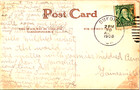 Antique 1908 Stamped Cancelled Postcard Victorian Greeting Card  satisfied Life 