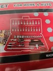 46-piece Socket   Ratchet Wrench Set - 1 4    Metric Tools With Extension Bar