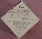 Vintage 1985 Pixie Bow Maker Craft Tool With 24 Bow Pins   Instruction Booklet  