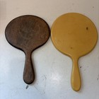 Lot Of 2 Vintage Art Deco Dresser Vanity Hand Mirrors   Good