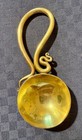 Joe Spoon Brass Coffee Scoop With Wall Hook  Signed By Artist 1987
