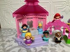 Fisher Price Little People Disney Princess Garden Tea Party Set Sounds 8 People