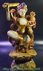 12  Old Natural Hetian Jade Painting Saraswati Ancinet Belle Beauty Dance Statue
