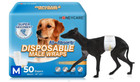 50 Pack Waist Disposable Dog Diapers Male Wraps Belly Bands Pet Soft All Sizes