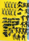 Tim Mee Toys  Plastic Toy Soldiers Lot Of 78 Mix