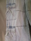 Nwt Vanilla Star Womens High-rise Wide-leg Cargo Bow Jeans Trendy Pocket Ties 12