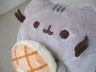 Gund Pusheen Small Plush Snackable Waffle Gray Cat Cute Soft Toy New Tags