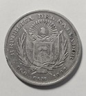 1892 El Salvador Flag 50 Centavo Vf