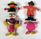 Mcdonald   s 1988 Moveables Happy Meal Toys Bendable Figures - Set Of 4