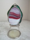 5    Vintage Stained Glass Votive Holder Candle Light Catcher Whimsical