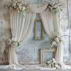 Floral Wall Photography Background Backdrop Wedding Maternity Photo Studio Props