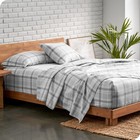 Bare Home Flannel Sheet Set Prints - 100  Cotton - Deep Pocket