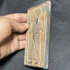 Unique Ancient Sassanian Emperor Wariror Nobleman Carved Intaglio Tablet 