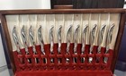 1847 Rogers Bros  Vintage Silver Plate 1961 84-pc Leilani Flatware Set For 12