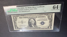  1 1935g No Motto Silver Certificate Pmg 64