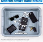 Power Bank Flask  8 Oz  - Hidden Alcohol Travel Flask     Secret Liquor Container