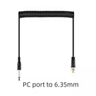 2 5mm To Male Flash Pc Sync Cable Camera Flash Trigger Cord 40-100cm For Dslr