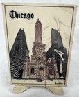 Chicago Water Tower Landmark - David G  Christensen Alabaster Art Etching Tile