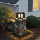 Solar Post Light  7 87  Modern Outdoor Post Light  Solar Lamp Post Light Outd   