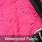 Waterproof Pet Jacket With Harness Winter Warm Coat For Small To Large Dogs