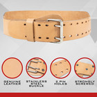 Genuine Leather Weight Lifting Belt Gym Training Belt For Unisex