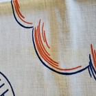 Rare 1939 Ny Worlds Fair 46 X 49 Linen Tablecloth E  Barton Antique Vintage
