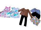 30-piece Girls  Clothing Bundle   Sizes 2t   5t  4-5y Xs   Mixed Brands
