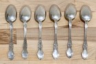 Wallace Violet Sterling Silver 5 7 8    Teaspoons   Set Of 6 Monogrammed C  1898
