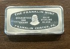 1970 Franklin Mint 1000 Grain Sterling Bar     Bankmarked 1st National Bank Of Wy