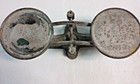 Vintage Cast Iron Double Pan Countertop Balance Scale  11 75  Wi  4  Hi  4  Deep