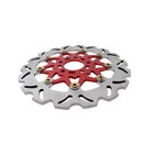 11 8  Floating Red Front Brake Rotor For Harley 08-later Touring Flhr Flhx Fltrx